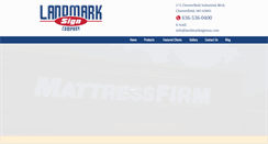 Desktop Screenshot of landmarksignusa.com